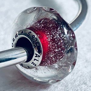 BRAND NEW AUTHENTIC Pandora Wavy Fancy Murano Glass Charm